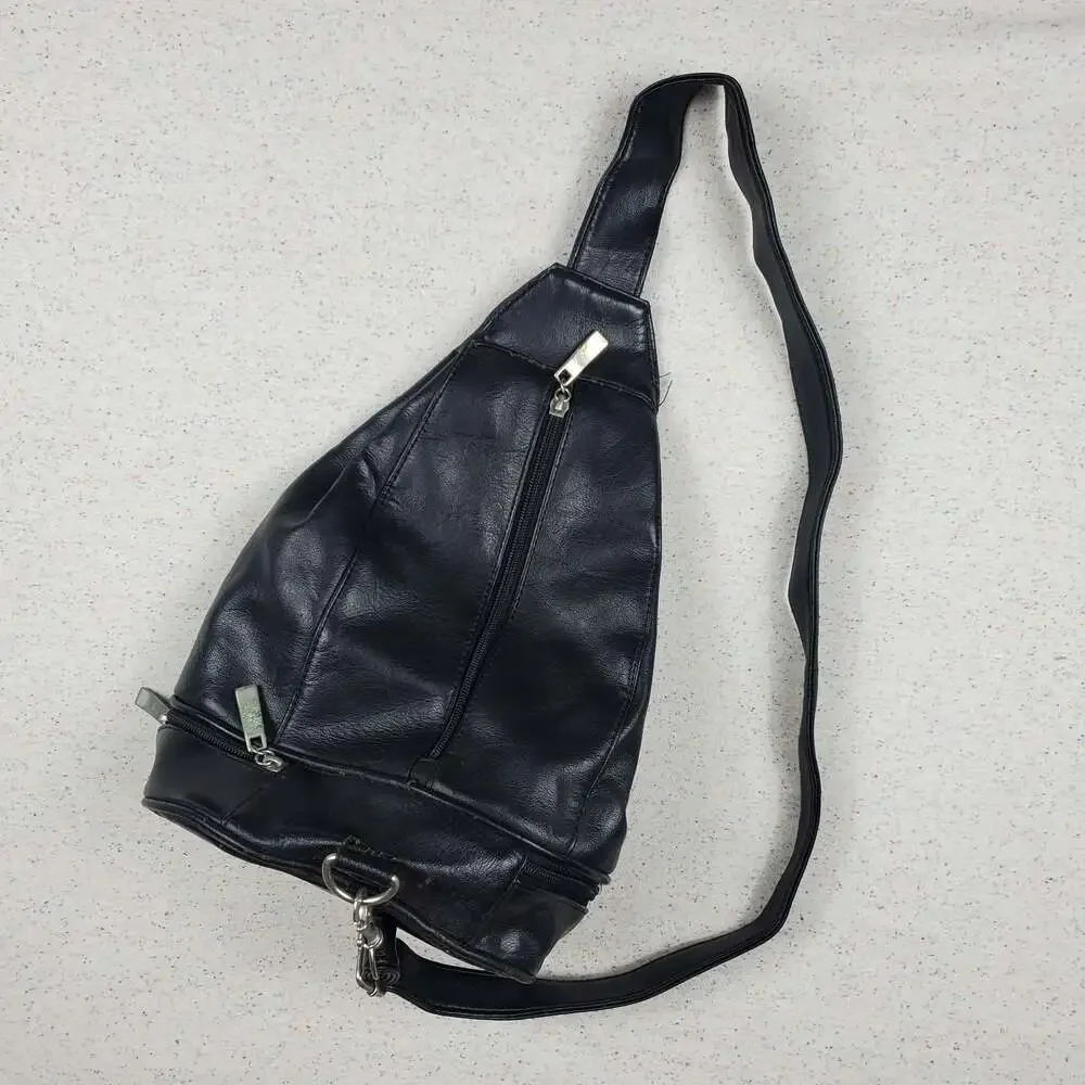 90s y2k cross one shoulder backpack